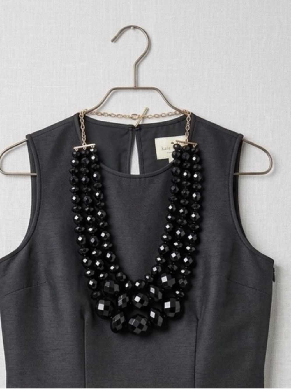 ⁠Kate Spade Necklace "Give It A Swirl" Faceted Bead Statement Necklace (NWT) - Picture 2 of 7